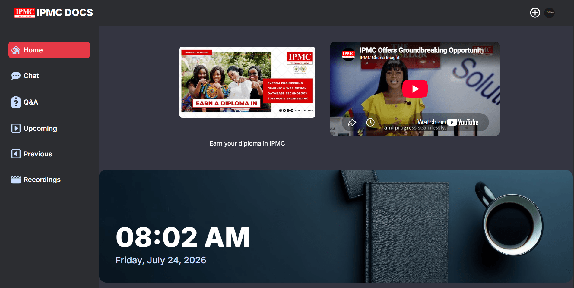 IPMC Docs screenshot